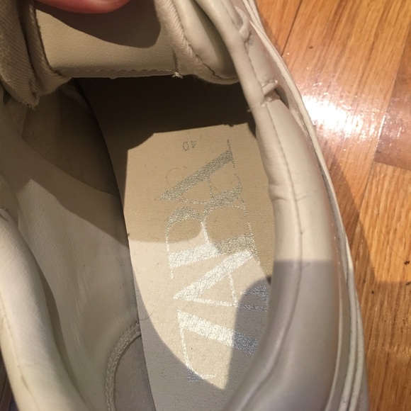 Zara white leather chunk sneakers - Picture 5 of 5